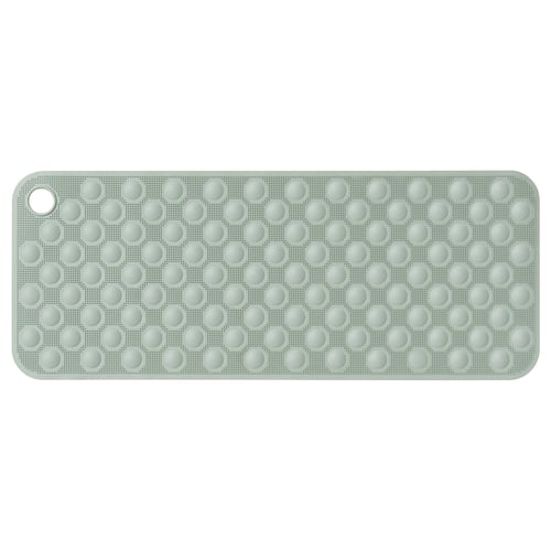 BLÅSJÖN bathtub mat, greygreen, 33x84 cm IKEA Ireland