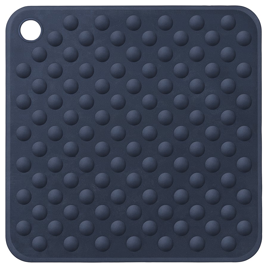 BLÅSJÖN shower mat, dark blue, 50x50 cm IKEA Ireland