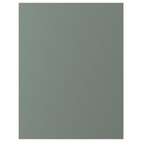 Grey-green BODARP kitchen cabinet door, recycled plastic.