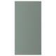 Option: BODARP teal green kitchen cabinet door. Rectangular, textured, modern design.