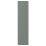 BODARP: modern grey-green kitchen cabinet door with recycled pet foil, rectangular shape, and sleek design.
