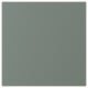 Option: BODARP square kitchen cabinet front, grey-green, recycled pet foil, modern design, 25-year guarantee.
