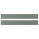 Option: Two horizontal green-grey panels, made of recycled materials. These are BODARP fronts for a modern kitchen, with a smooth, matt finish.