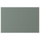 Option: BODARP kitchen panel in grey-green with recycled pet foil, rectangular, modern design.