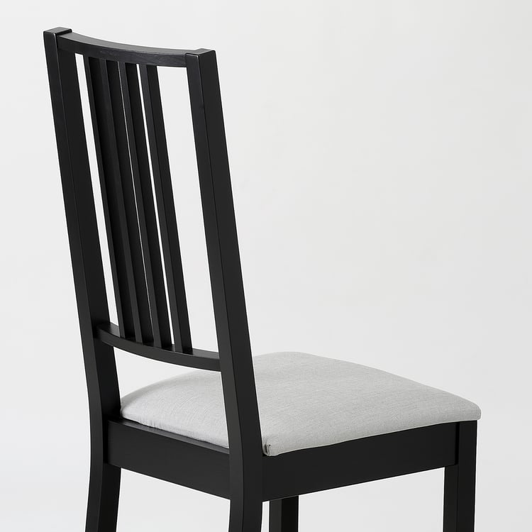 BÖRJE Chair, Blackbrown/Ramna light grey IKEA Ireland