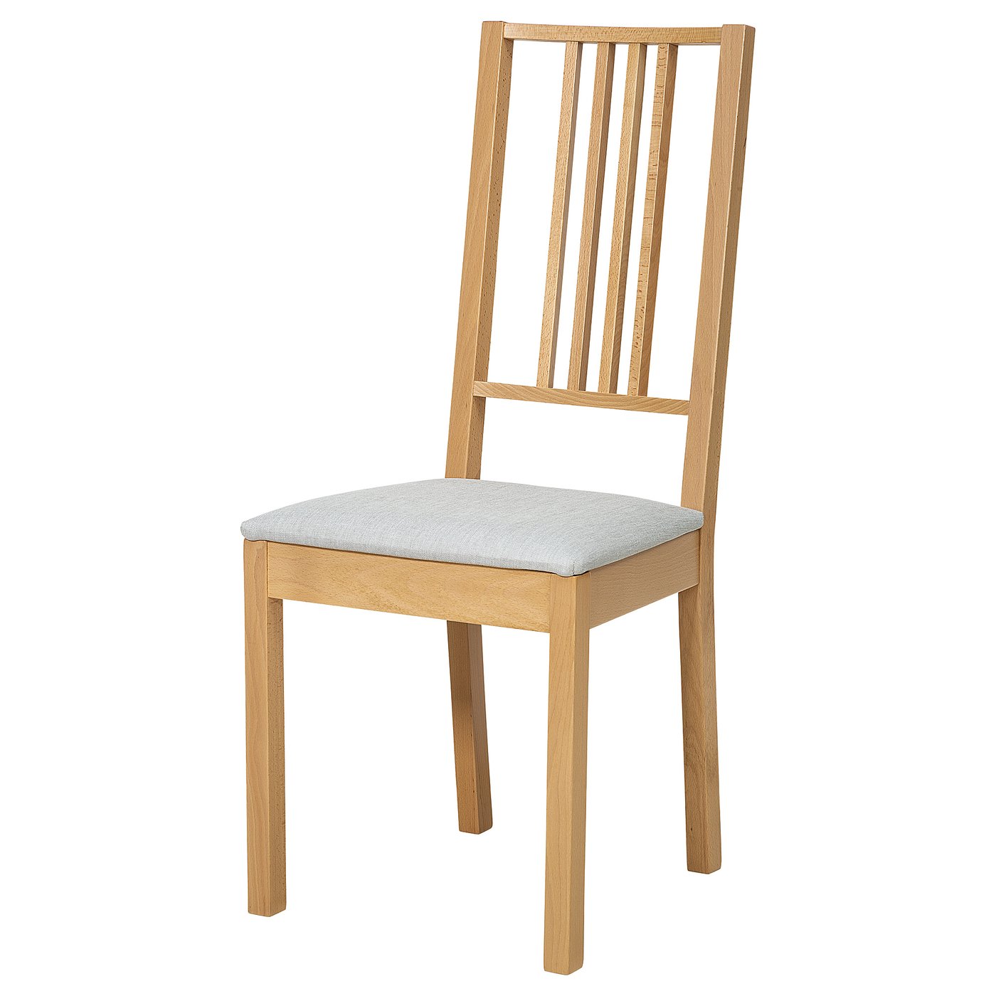 BÖRJE Chair, Oak effect/Ramna light grey IKEA Ireland