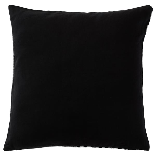BRANDSPIRA Cushion cover, black/grey, 50x50 cm IKEA Ireland