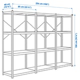 Illustration with measurements for the product: BROR.