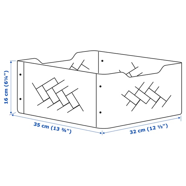 Illustration with measurements for the product: BULLIG.