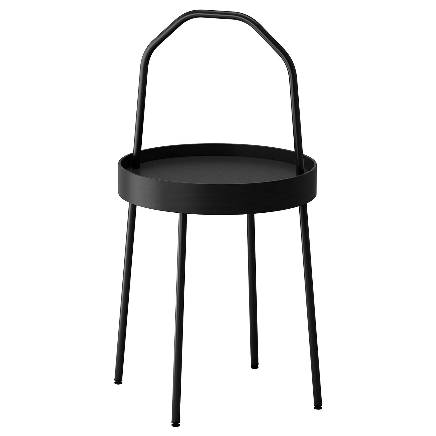 BURVIK black, side table, 38 cm IKEA Ireland