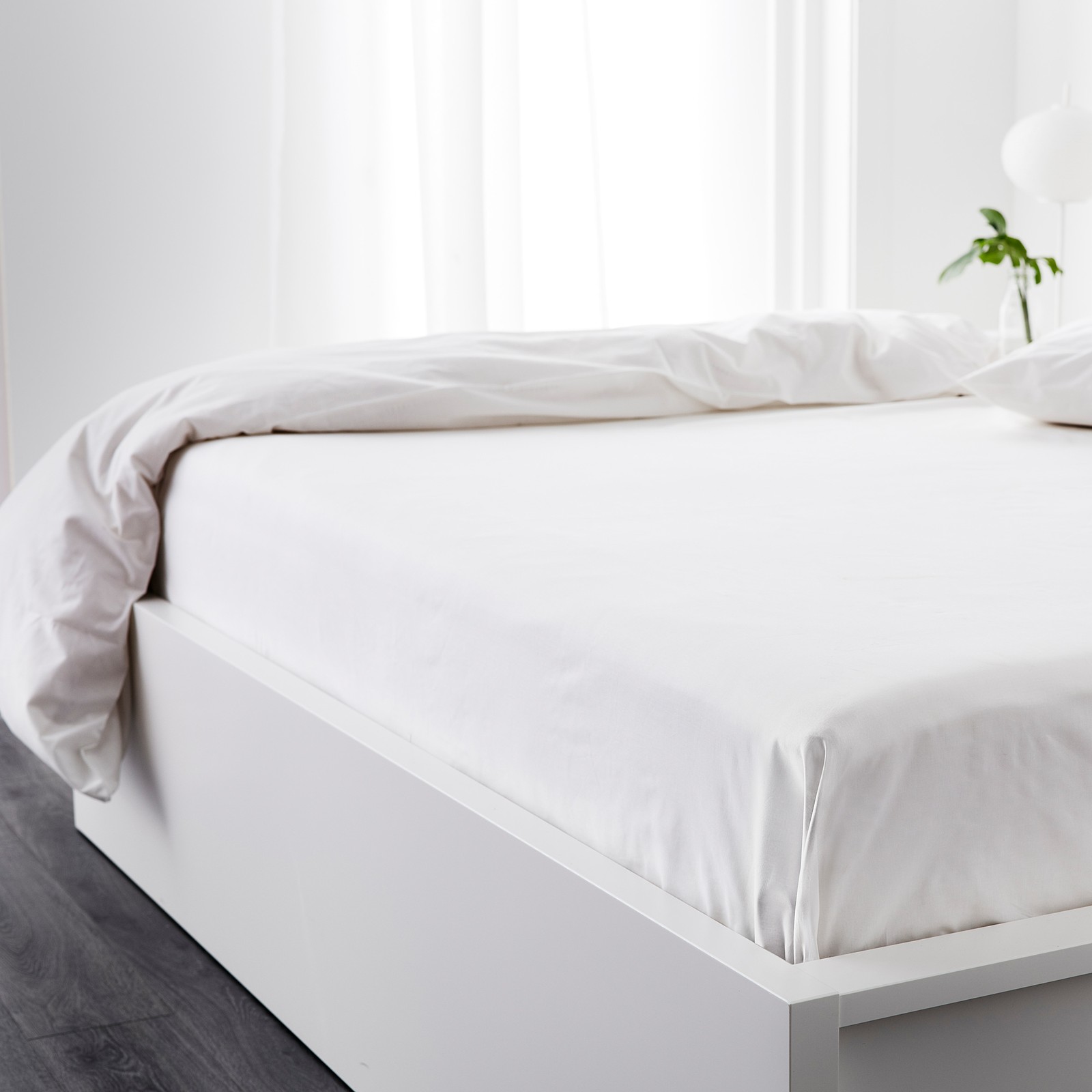 DVALA Sheet, white, 240x260 cm IKEA Ireland