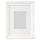 Option: White EDSBRUK picture frame with rectangular design, suitable for wall or stand display.