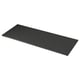 Black rectangular EKBACKEN worktop in laminate.