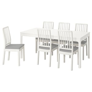 Dining Table and 6 Chairs - 6 Seater Dining Table & Chairs - IKEA Ireland