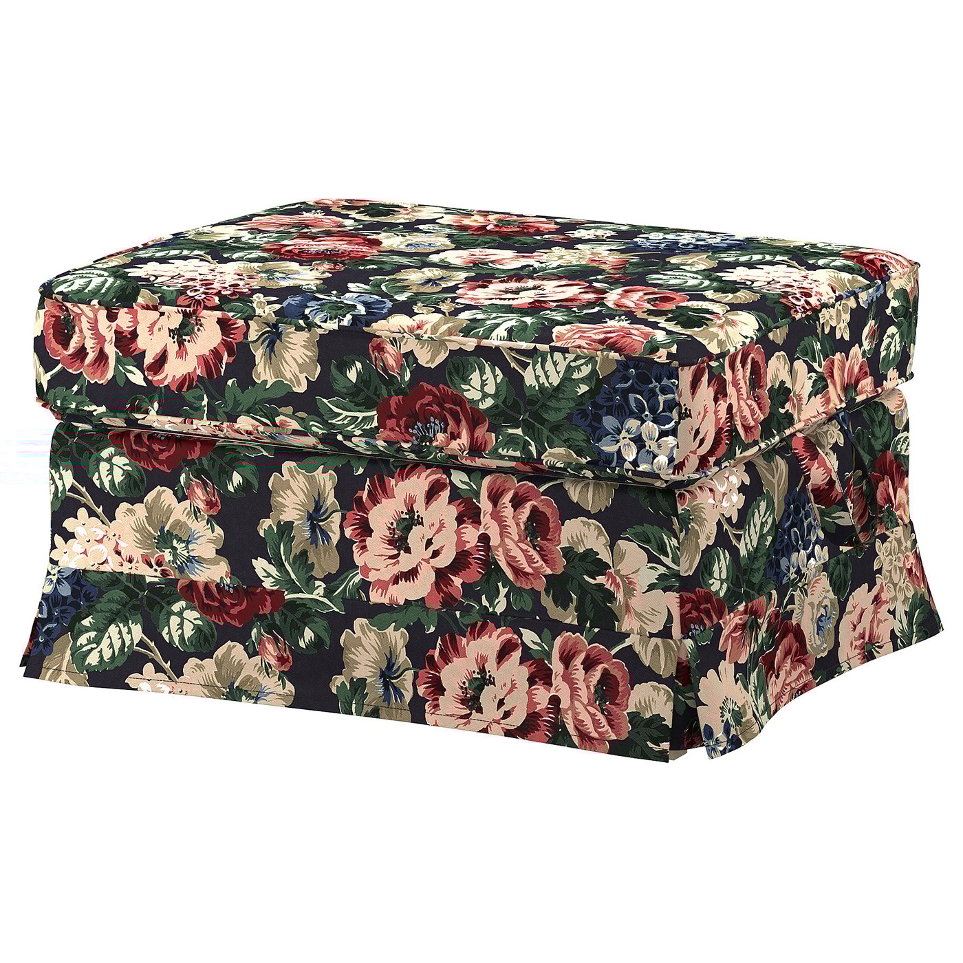EKTORP Footstool Lingbo multicolour IKEA
