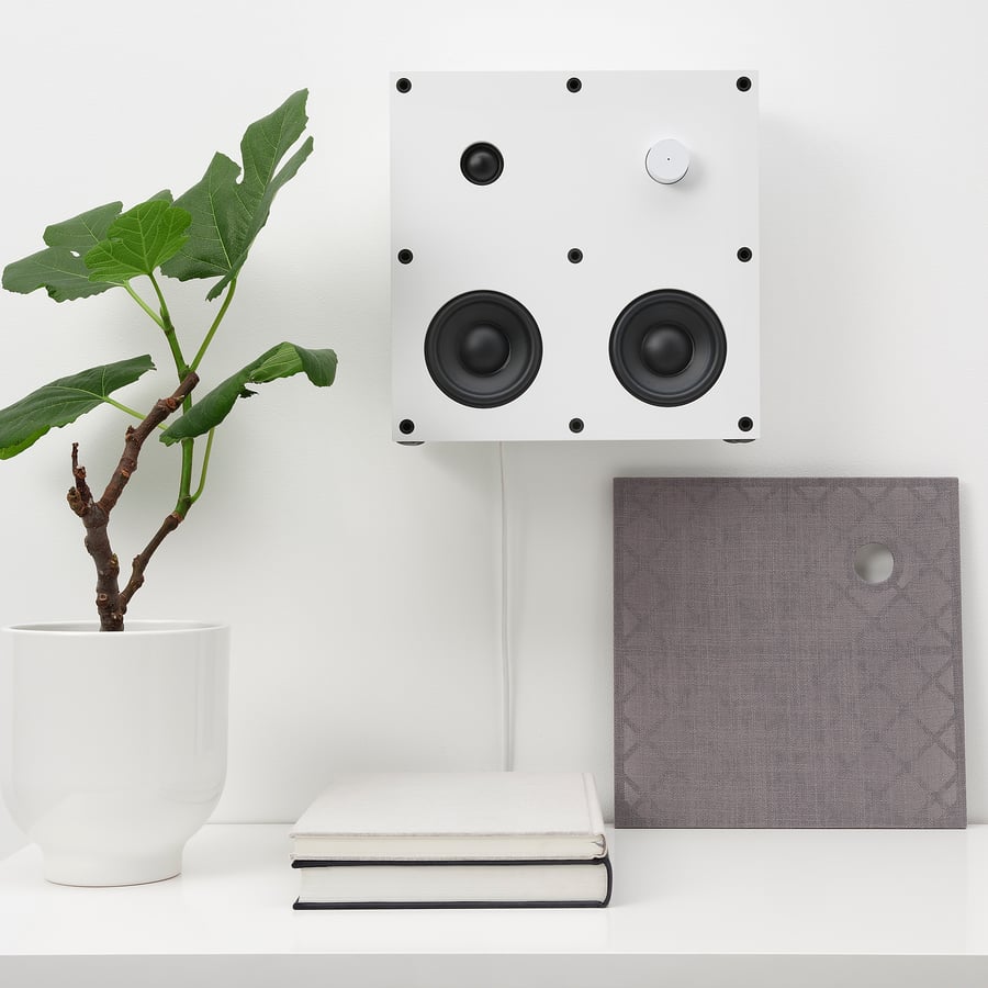 ENEBY Bluetooth speaker, white/gen 2, 30x30 cm IKEA Ireland