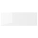ENHET product: white, glossy, rectangular furniture panel with plastic foil surface.