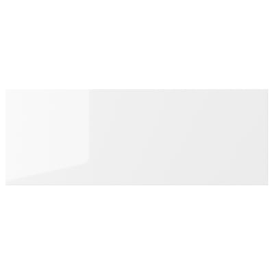 ENHET product: white, glossy, rectangular furniture panel with plastic foil surface.