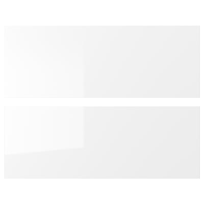 ENHET - white, glossy, square cabinet. 10-year guarantee, durable plastic and foil construction.