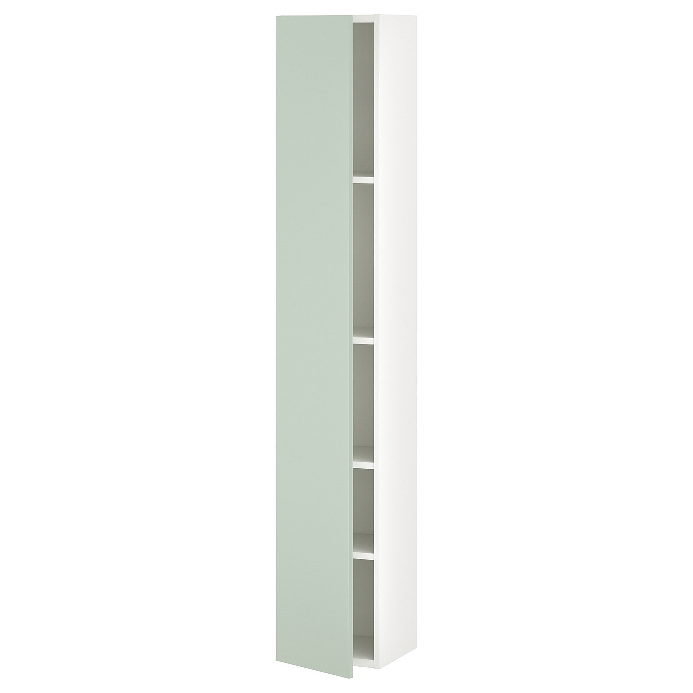 ENHET hi cb w 4 shlvs/door, white/pale grey-green, 30x32x180 cm - IKEA ...