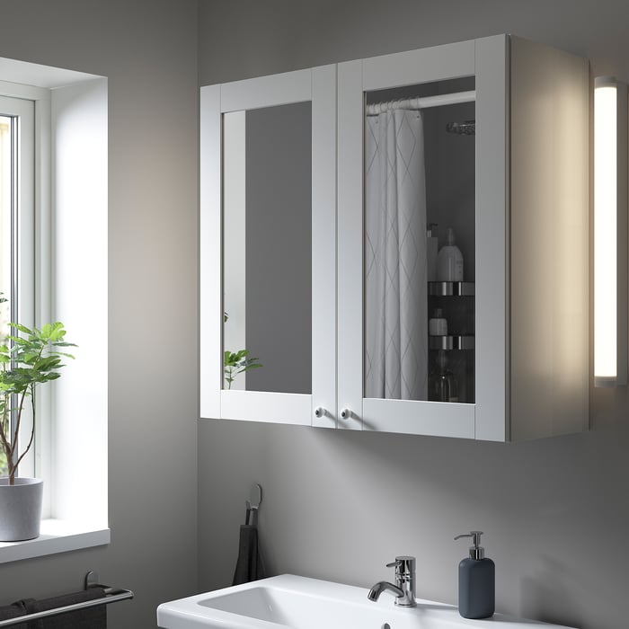 Bathroom Mirror Cabinets - Bathroom Mirrors with Lights - IKEA Ireland