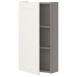 ENHET white wall cabinet, sleek and modern, with two shelves for storage.