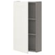ENHET white wall cabinet, sleek and modern, with two shelves for storage.