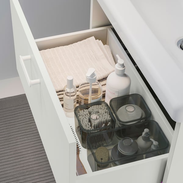 ENHET Wash-stand with drawers, white, 60x42x60 cm