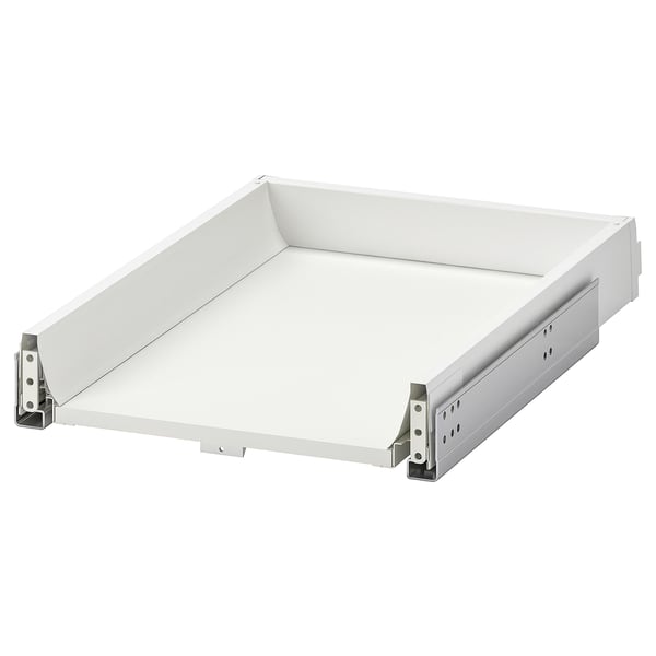 EXCEPTIONELL white kitchen drawer, push-to-open, sleek handle-less design.