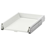EXCEPTIONELL white kitchen drawer, push-to-open, sleek handle-less design.