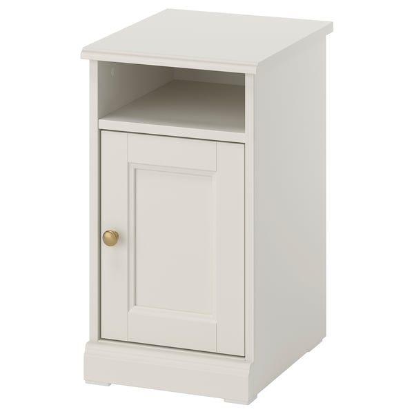FÅGELFJÄLLET Bedside table, off-white, 32x41x56 cm