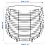 Illustration with measurements for the product: FÅLSKÄR.