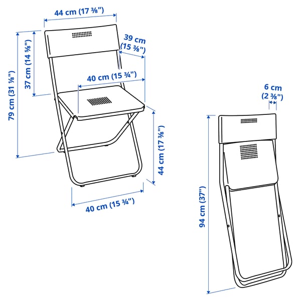 Illustration with measurements for the product: FEJAN.