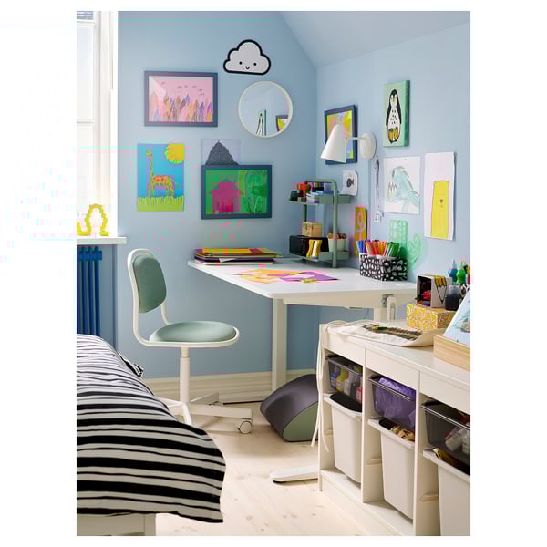 FISKBO Frame, dark grey-blue, 21x30 cm