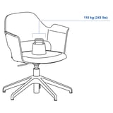 Illustration with measurements for the product: FJÄLLBERGET.