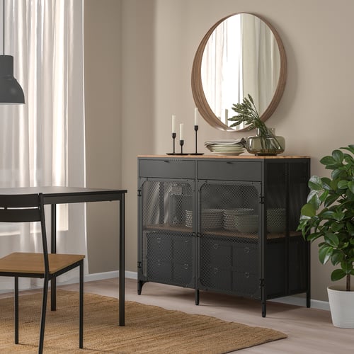 FJÄLLBO sideboard, black IKEA Ireland
