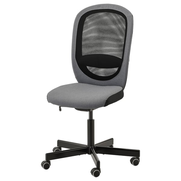 FLINTAN Office chair, Vissle grey