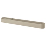 FLORSJÖN towel rail, beige, rectangular, steel, minimalist design.