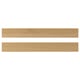 Option: FORSBACKA oak veneer drawer fronts, warm brown, rectangular, classic beveled edges.
