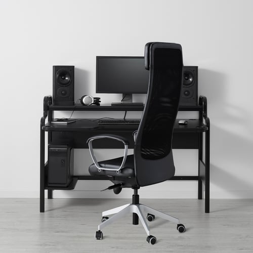 FREDDE gaming desk, black, 140x74x73 cm IKEA Ireland