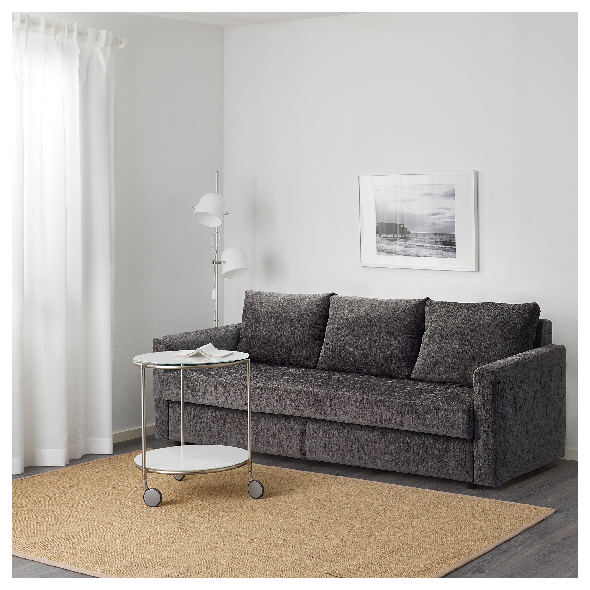 FRIHETEN 3seat sofabed dark grey IKEA Ireland