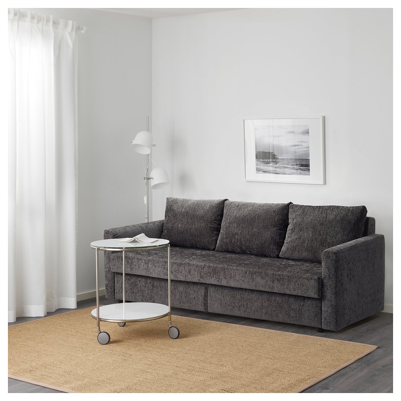 FRIHETEN 3seat sofabed dark grey IKEA Ireland