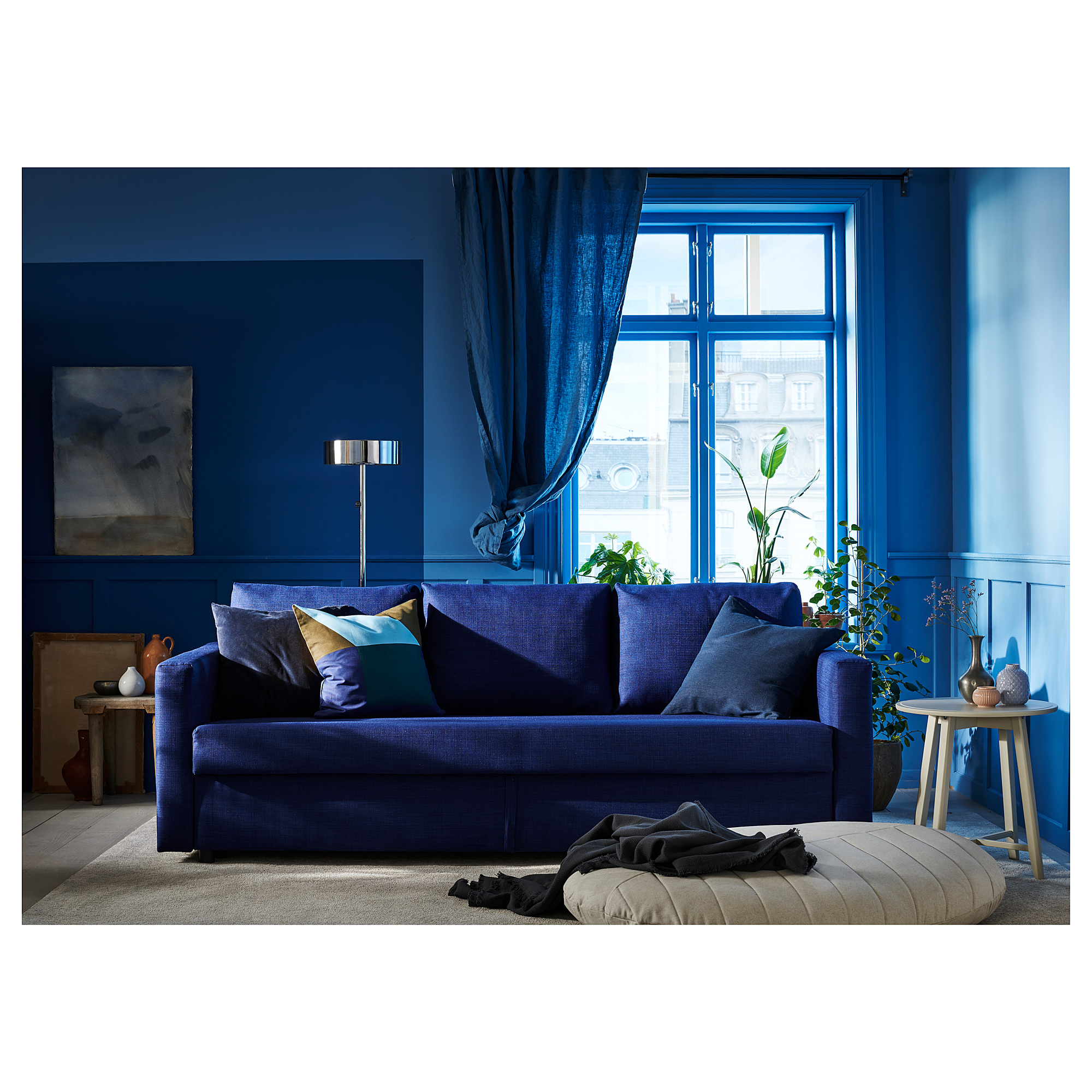 FRIHETEN 3seat sofabed Skiftebo blue IKEA Ireland