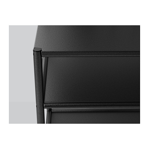 FYRESDAL Bedside table Black 45 x 38 cm IKEA