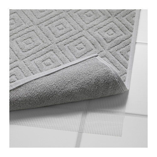 FÄLAREN Bath mat Medium grey 50 x 80 cm IKEA