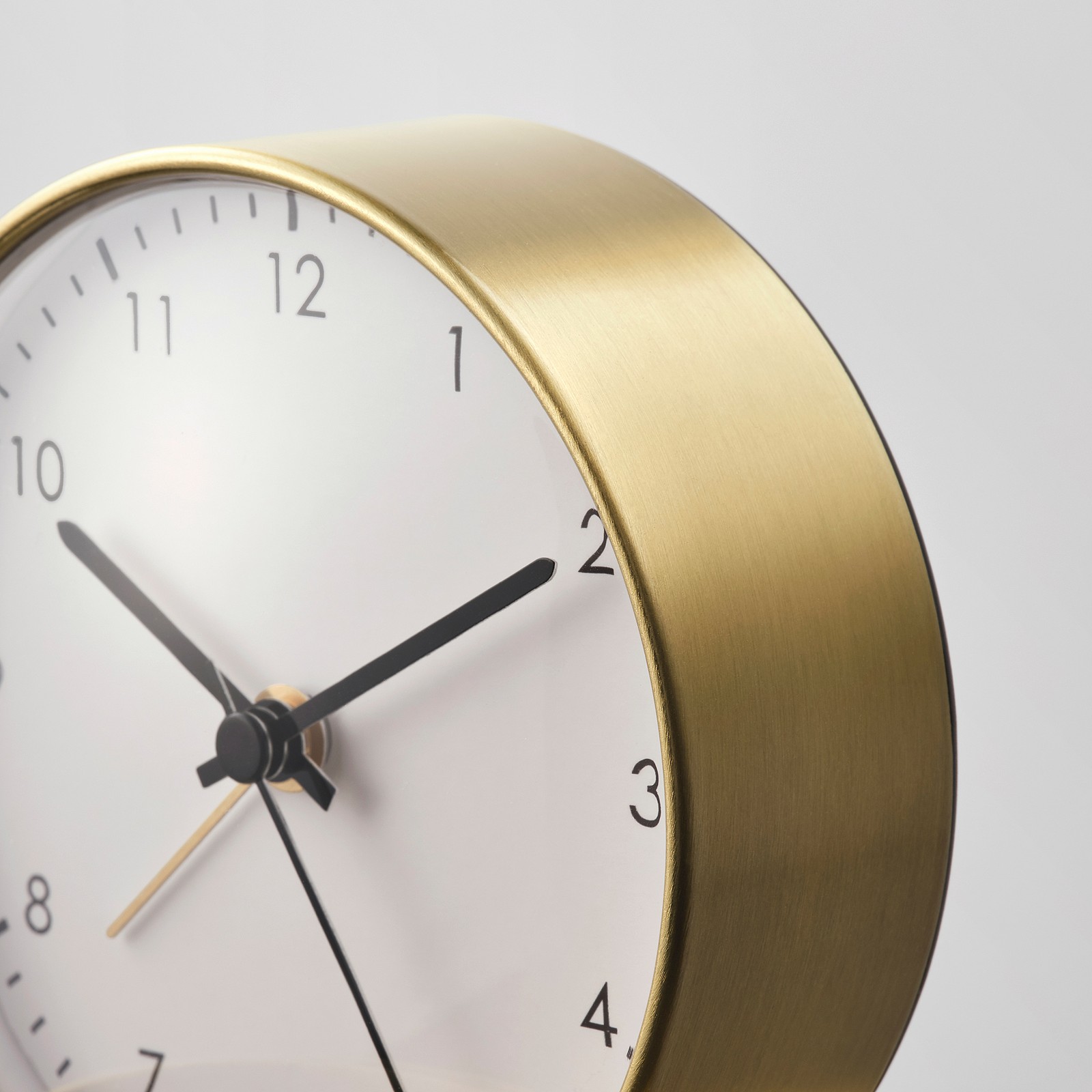 GÄNGA Alarm clock, brasscolour, 13 cm IKEA Ireland