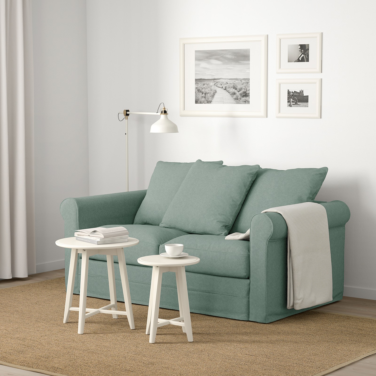 GRÖNLID 2seat sofa, Tallmyra light green IKEA Ireland