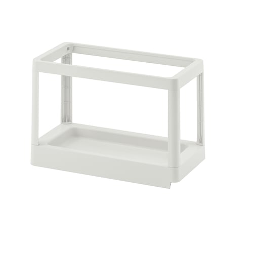 HÅLLBAR Pull-out frame for waste sorting - light grey