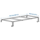 Illustration with measurements for the product: HÅLLBAR.