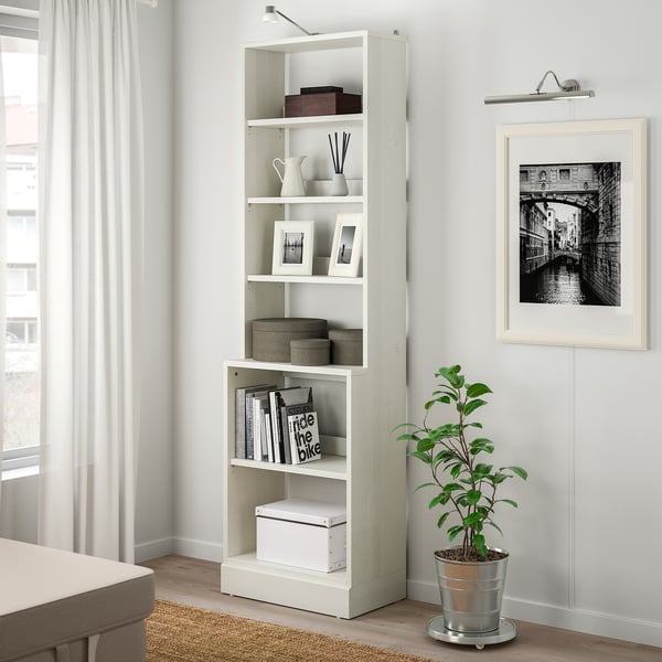 HAVSTA Shelving unit with plinth white IKEA